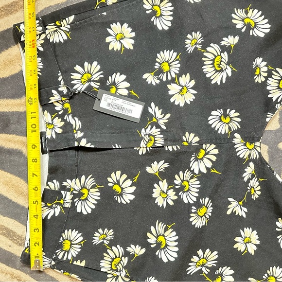 R13 Workwear Daisy Print Drop Crotch Cropped🌸 - Picture 9 of 15